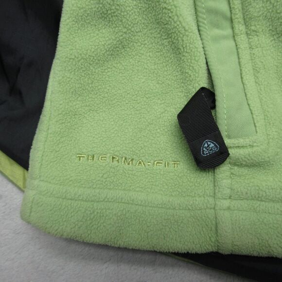 Nike ACG Jacket Womens Small Green Hood Removeable  Fleece Storm Fit‎ 3 In 1 - Picture 11 of 16